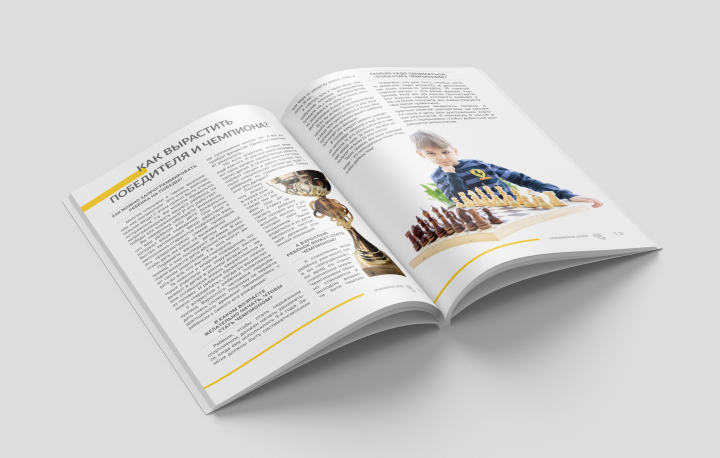 Дизайн и верстка нового ШАХМАТНОГО ЖУРНАЛА г. Петрозаводск