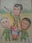 карикатура к 23 февраля