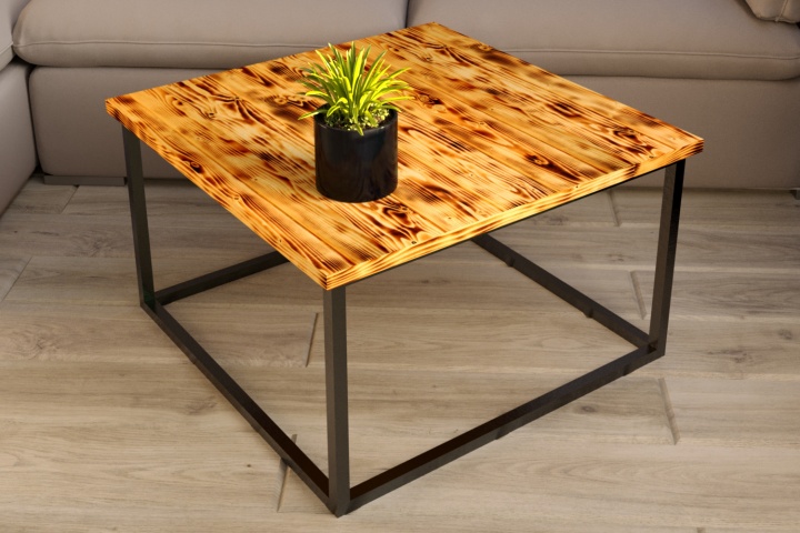 Моделирование журнального столика в стиле лофт