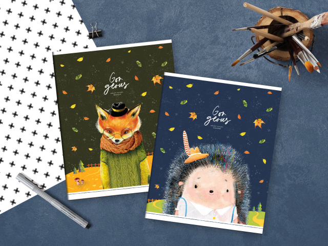 Тетрадь 48л., А5, клетка "Сute Fantasy"