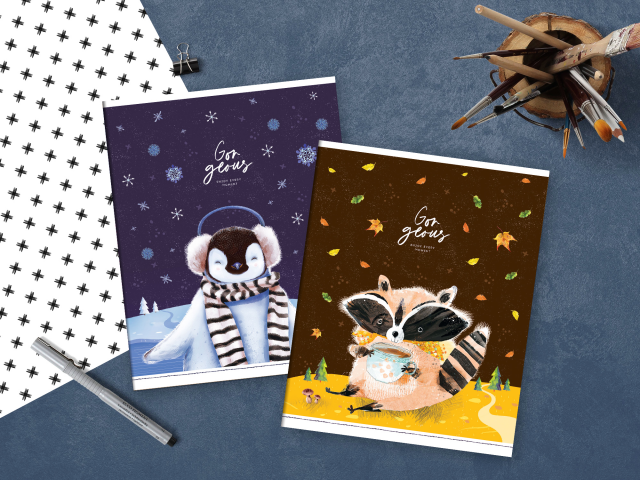 Тетрадь 48л., А5, клетка "Сute Fantasy"