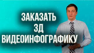 Заказать 3Д видеоинфографику. Заказать видео с актером.