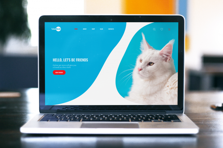 Дизайн сайта зоомагазина