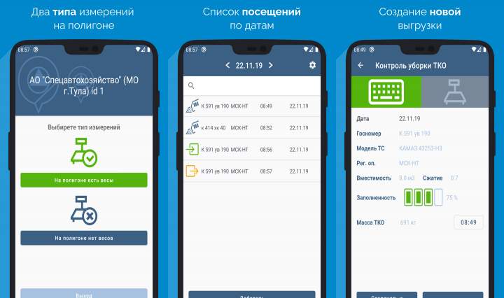 Контроль сбора ТКО