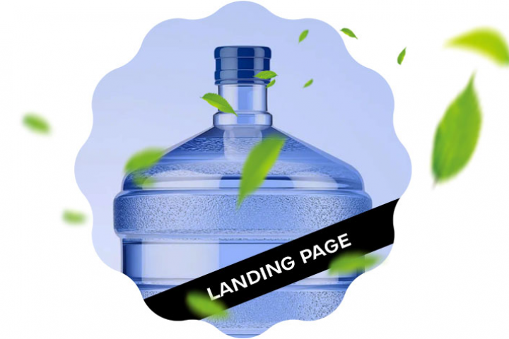Landing Page родниковая вода