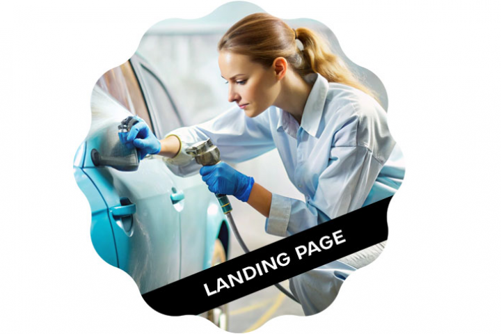 Landing Page Покраска авто