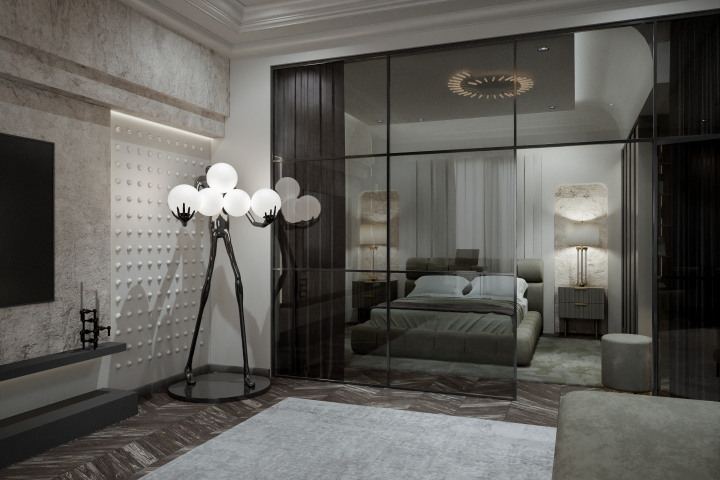 Интерьер квартиры  в современном европейском стиле.