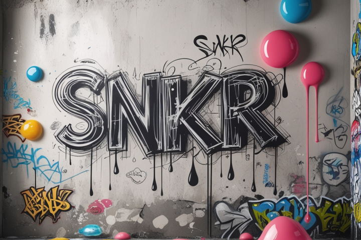 Арт для магазина кроссовок SNKR