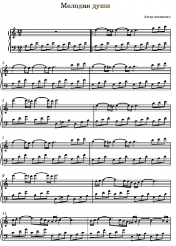 оформление нот