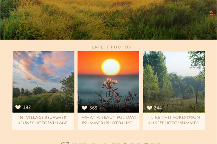 версия сайта с фотографиями