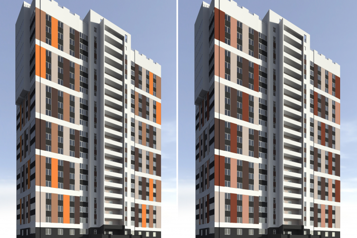 Дизайн фасадов. Эскиз.