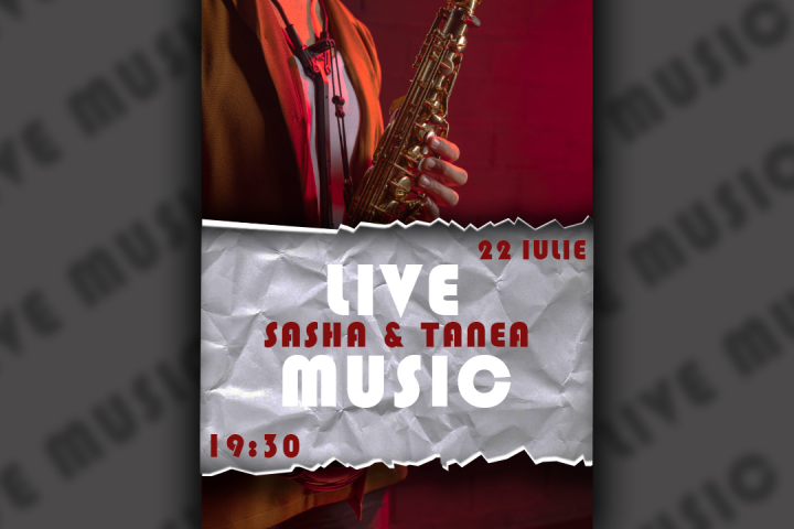 Дизайн баннера для музыкального паба