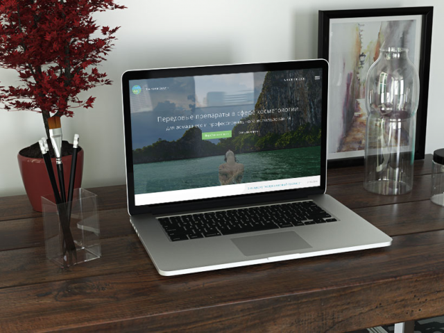 Многостраничный сайт для интенрет-магазина по продаже косметики