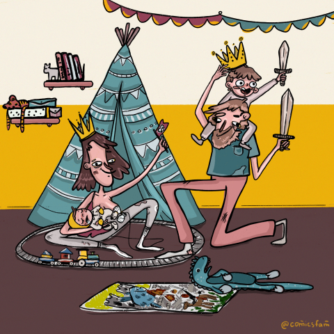 Комиксы о жизни для инста- магазина