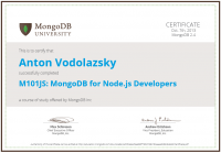MongoDB NodeJS Developer