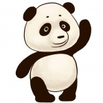 Стикеры панды