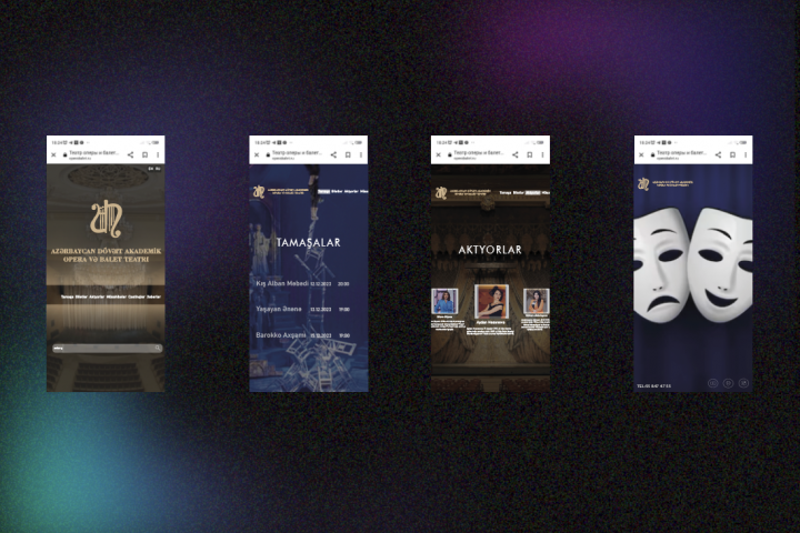 Веб-сайт для театра.