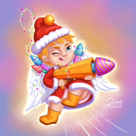 Новогодний купидон