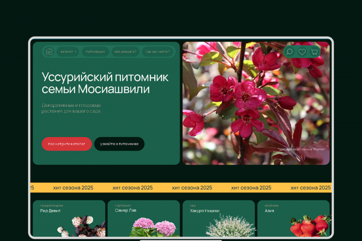 Питомник растений
