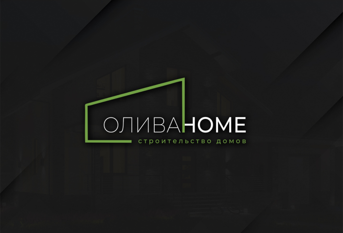 Логотип для строительной компании ОЛИВАHOME