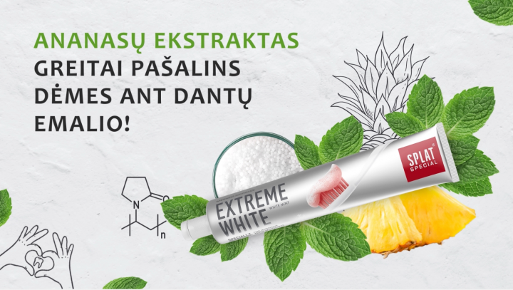 Extreme white Lithuania Facebook Креатив для таргетинга