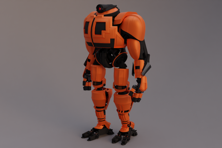 Robot blender 3d model