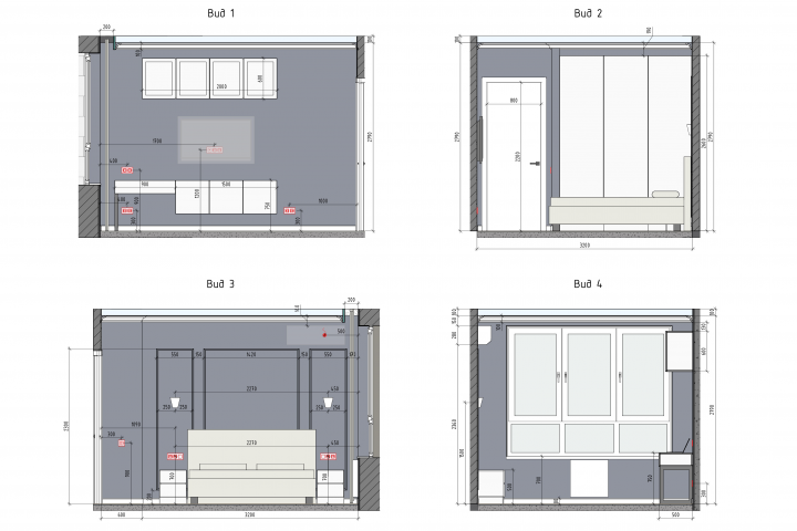Развертка стен 4