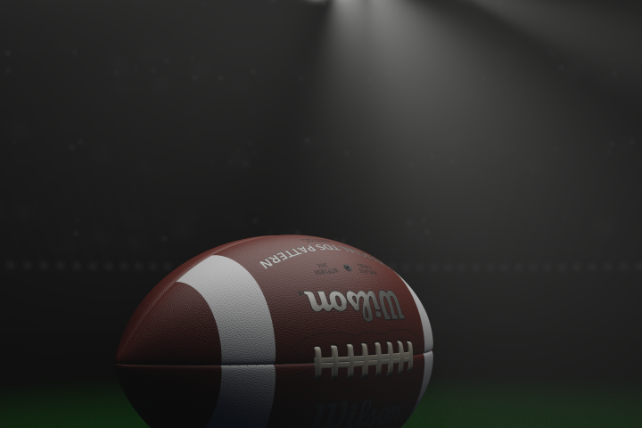 Визуализая мяча американского футбола