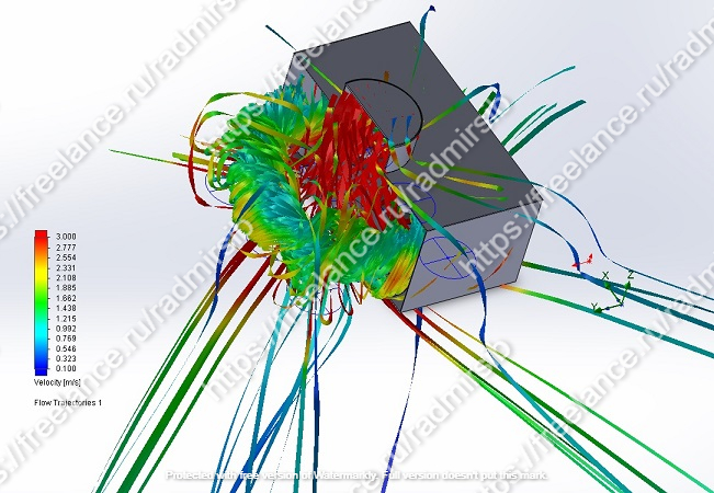 CFD-моделирование воздухораспределителя