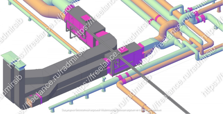 Система вентиляции спортивного комплекса