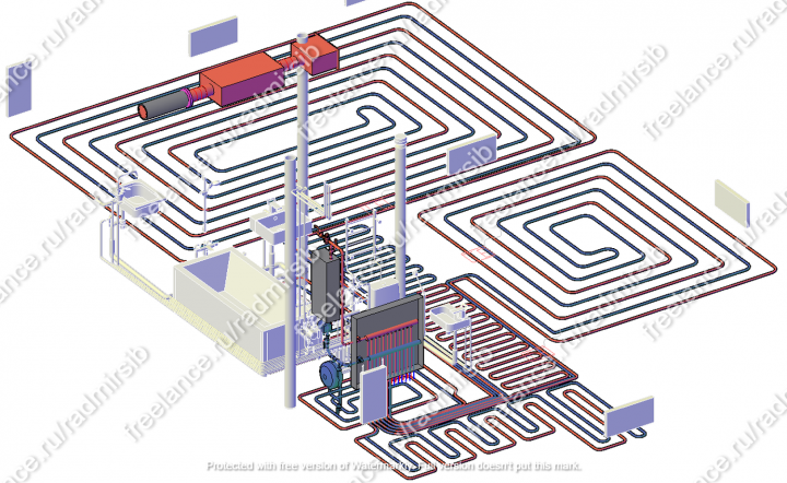 Система отопления коттеджа