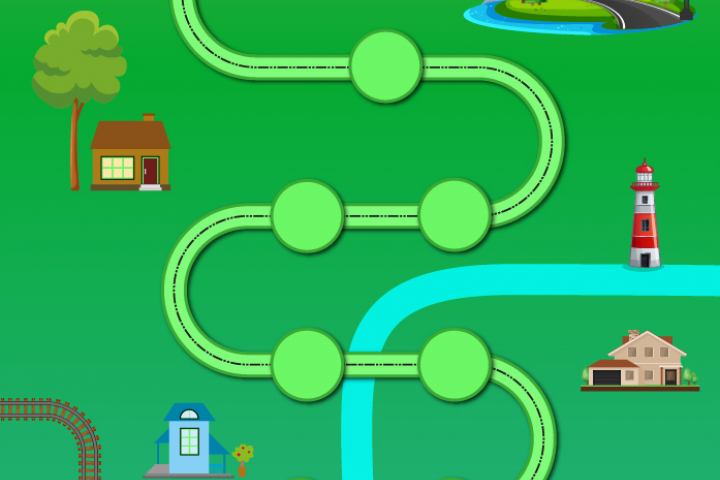 Игровая карта, векторная графика