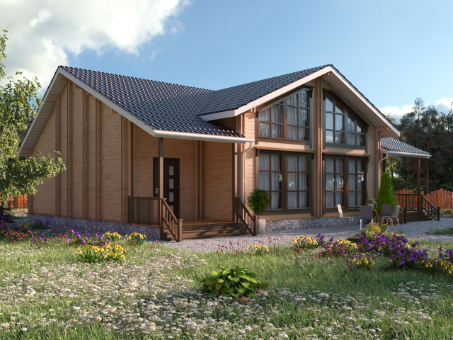 Дом из бруса