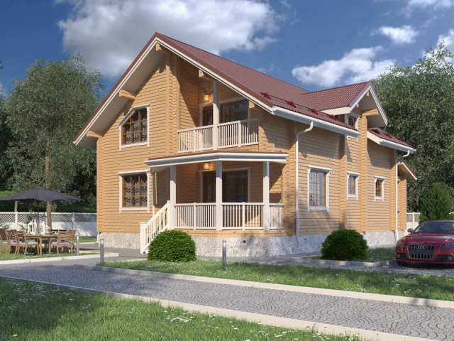 Дом из бруса