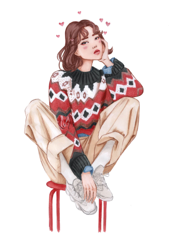 Корейская девушка