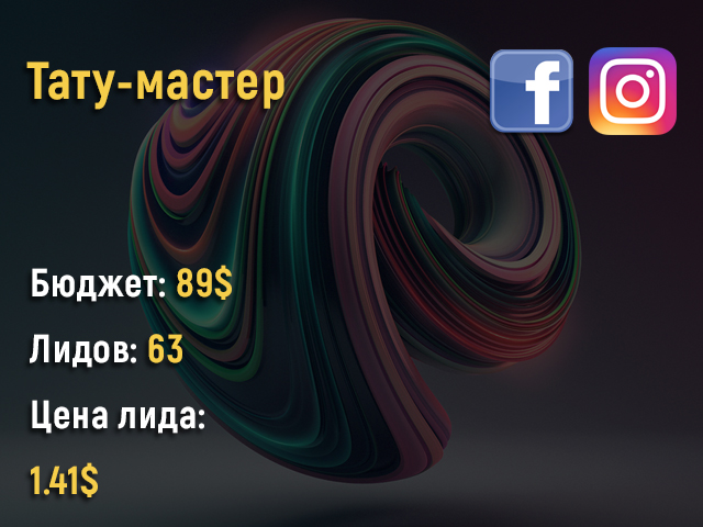 Реклама Тату - мастера в Инстаграм