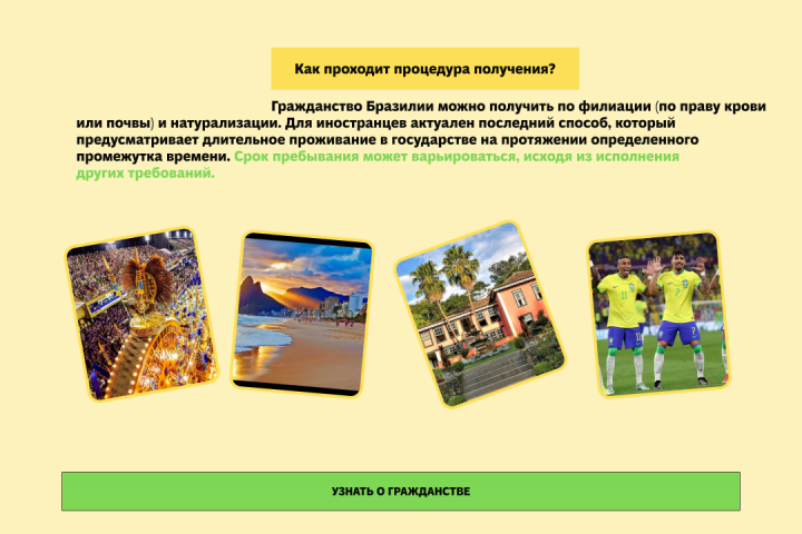 Сайт оформления ВНЖ в Бразилии