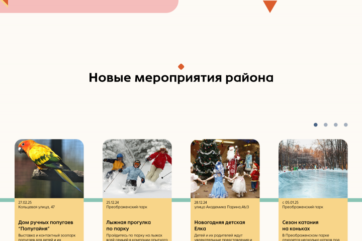 Сайт района Академически детский