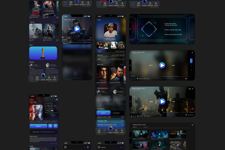 Мобильная версия онлайн кинотеатра