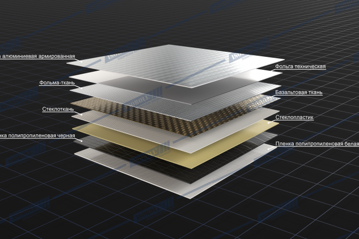Послойная визуализация изоляционного материала