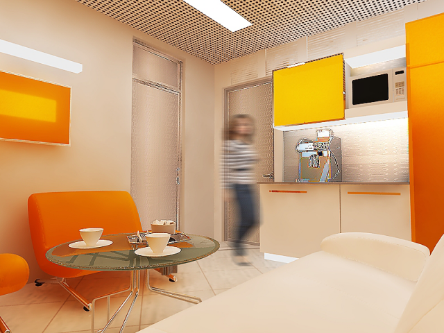 Зона отдыха в офисе