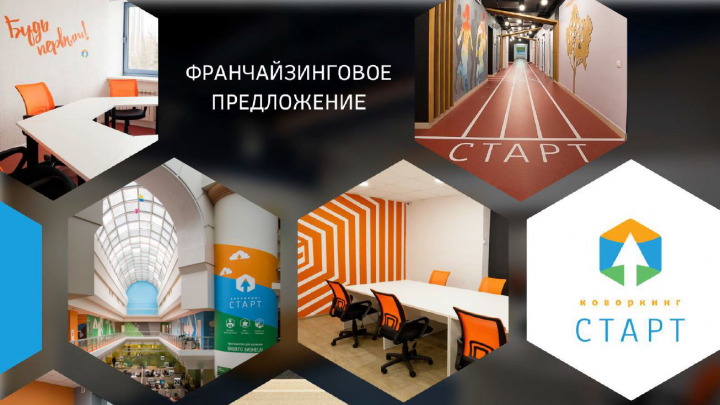 Франшиза сети коворкингов СТАРТ