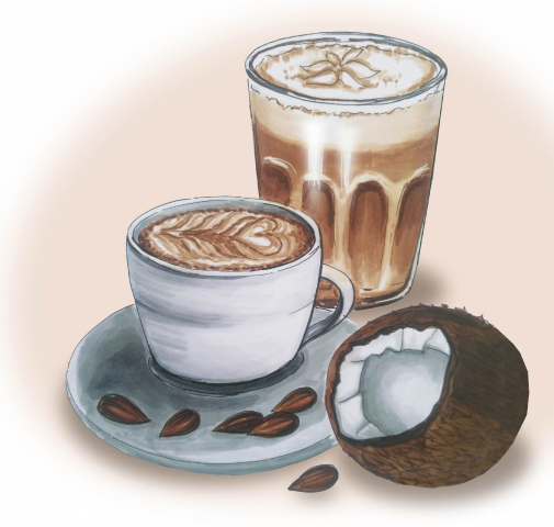 Food Sketch (Отрисовка блюд маркерами)