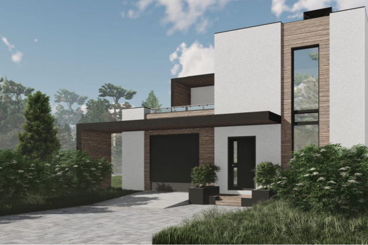 Индивидуальный жилой дом в Новосибирске