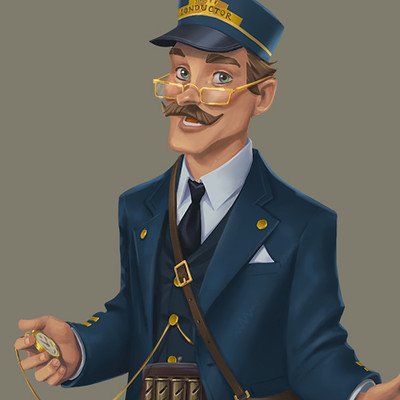 Кондуктор - Дизайн персонажа