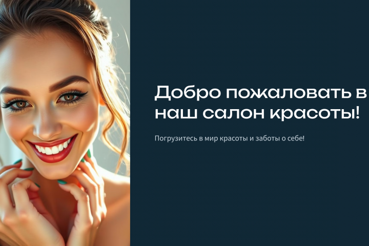 Презентация для салона красоты.