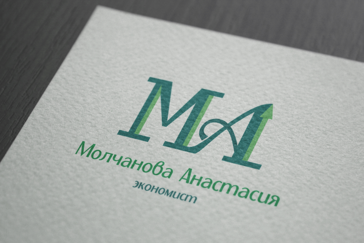 Логотип монограмма Молчанова Анастасия