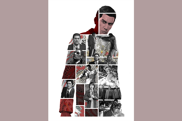 Коллаж Yakuza