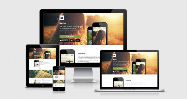 LANDING МОБИЛЬНОГО ПРИЛОЖЕНИЯ