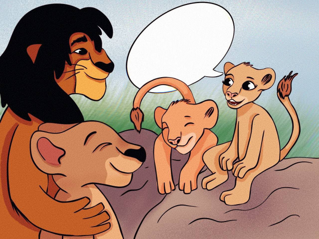 Разработка комикса для папы